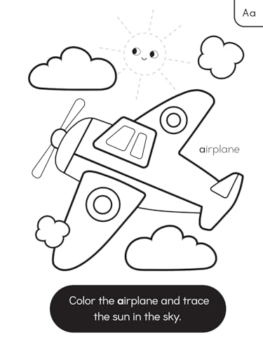 ABC Color and Learn: Letters, counting, shapes, tracing, and more! With tear-out pages! (My First Home Learning)