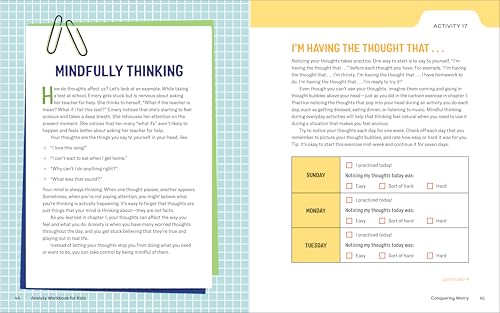 Anxiety Workbook for Kids: 50+ Fun Mindfulness Activities to Feel Calm, Build Awareness, and Be Your Best Self (Health and Wellness Workbooks for Kids)