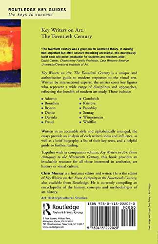 Key Writers on Art: The Twentieth Century (Routledge Key Guides)