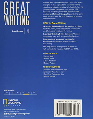 Great Writing 4: Student's Book (Great Writing, Fifth Editio