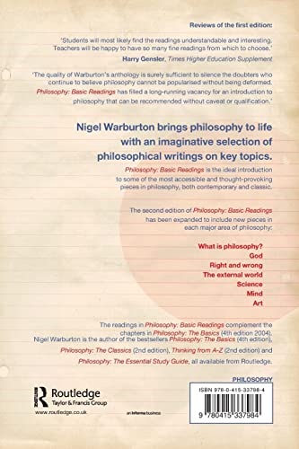 Philosophy: Basic Readings