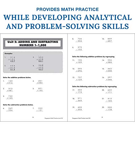 Singapore Math Practice Workbook Level 2A Grade 3