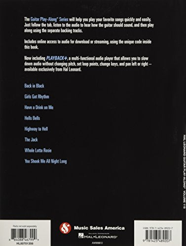 AC/DC Classics: Guitar Play-Along Volume 119 (Guitar Play-along, 119)