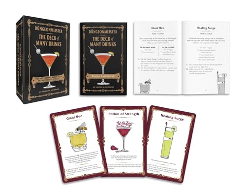 Dngeonmeister: The Deck of Many Drinks: The RPG Cocktail Recipe Deck with Powerful Effects! (Dngeonmeister Series)