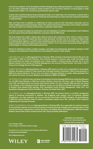 Systematic Investing in Credit (Frank J. Fabozzi Series)