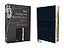NIV, Thinline Reference Bible (Deep Study at a Portable Size), Leathersoft, Navy, Red Letter, Thumb Indexed, Comfort Print