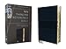 NIV, Thinline Reference Bible (Deep Study at a Portable Size), Leathersoft, Navy, Red Letter, Thumb Indexed, Comfort Print