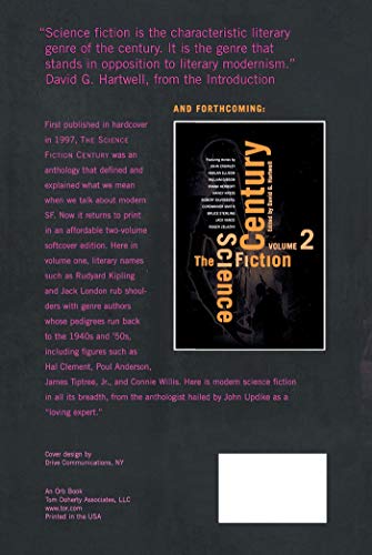 The Science Fiction Century, Volume One — back cover