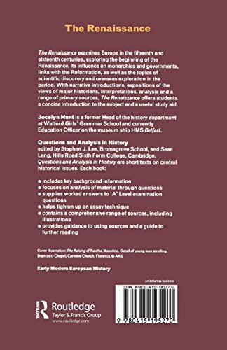 The Renaissance (Questions and Analysis in History)