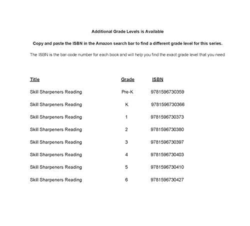 Skill Sharpeners: Reading, Grade 4 Workbook