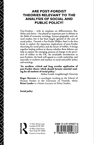 Towards a Post-Fordist Welfare State? (Teaching and Learning in the First Three Years of School)