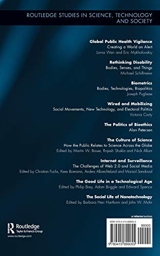 The Social Life of Nanotechnology (Routledge Studies in Science, Technology and Society)