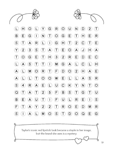 The Unofficial Super Swiftie Word Search Book (Volume 1): Activities, Trivia & Fun for Taylor Swift Fans (Dover Brain Games & Puzzles)
