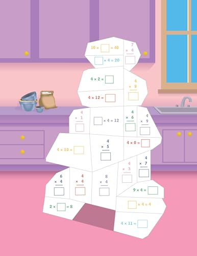 Learn by Sticker: Multiplication: Use Math to Create 10 Awesome Robots! (Learn by Sticker, 6)