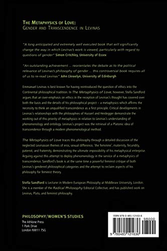 The Metaphysics of Love: Gender and Transcendence in Levinas