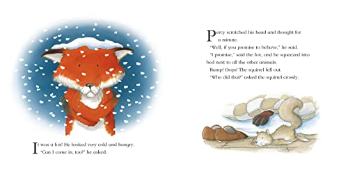 One Snowy Night: Board book edition of this much-loved, bestselling illustrated childrens picture book - perfect for the youngest fans of Percy the Park Keeper! (A Percy the Park Keeper Story)