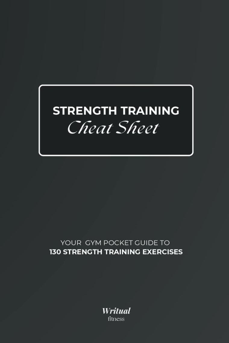 Strength Training Exercises - Cheat Sheet Book: A Gym Pocket Guide with Exercise illustrations & Step-By-Step Instructions  4" x 6"
