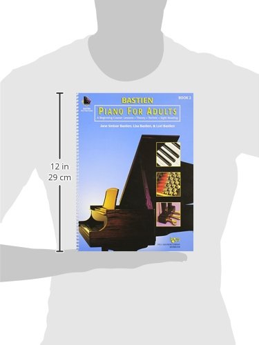 KP2B - Bastien Piano for Adults - Book 2 - Book Only