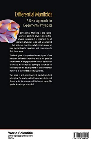 Differential Manifold: A Mathematical Approach for Experimental Physicists — back cover