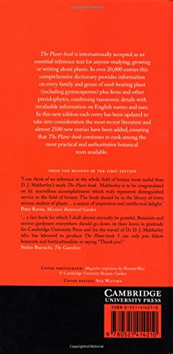 The Plant-Book: A Portable Dictionary of the Vascular Plants