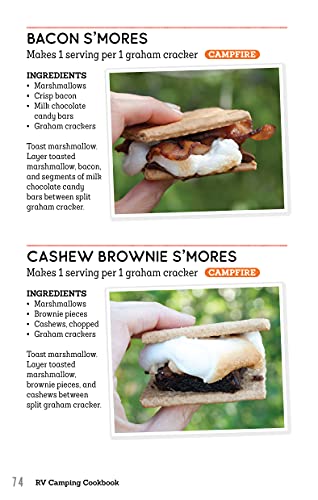 RV Camping Cookbook: 100+ Recipes to Make on the Road (Fox Chapel Publishing) Camper Kitchen Recipes for Breakfast, Sides, Appetizers, Mains, Snacks, Desserts, 15 Varieties of S'Mores, and More