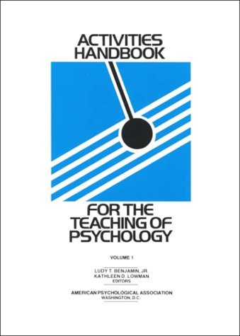 Activities Handbook for the Teaching of Psychology (Activities Handbook for the Teaching of Psychology Ser)
