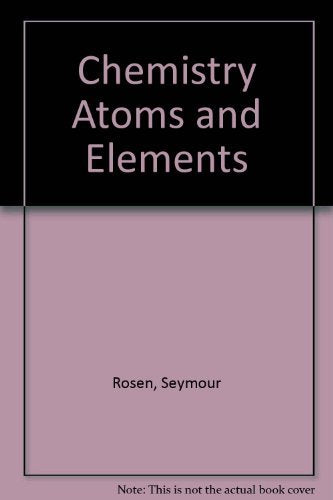 Chemistry Atoms and Elements