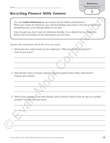 Reading Comprehension Fundamentals, Grade 5