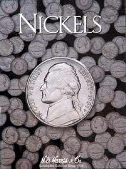 H.E. Harris(r) Coin Folder - U.S. Nickels: Plain, No Dates