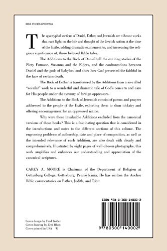 Daniel, Esther, and Jeremiah: The Additions (The Anchor Yale Bible Commentaries)