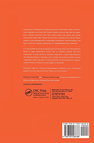 Control Theory — back cover
