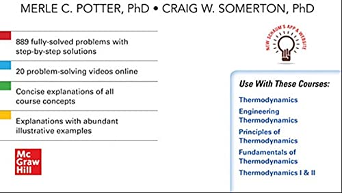 Schaums Outline of Thermodynamics for Engineers, Fourth Edition (Schaum's Outlines)