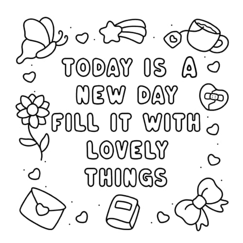Self-Love: Girl Therapy Coloring Book: A Cozy Coloring Book full of Girl Power and Self-Care