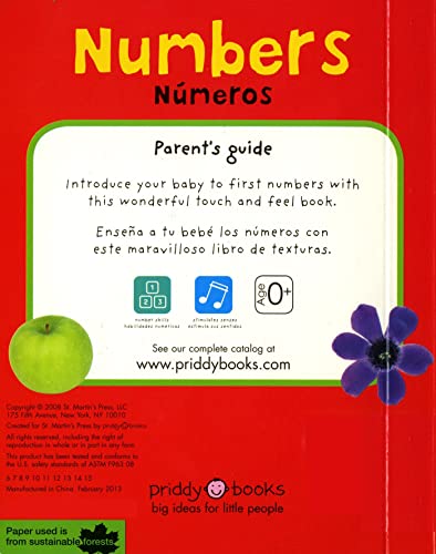 Numbers / Números Bilingual (Bright Baby Touch and Feel): English-Spanish Bilingual (Spanish Edition)