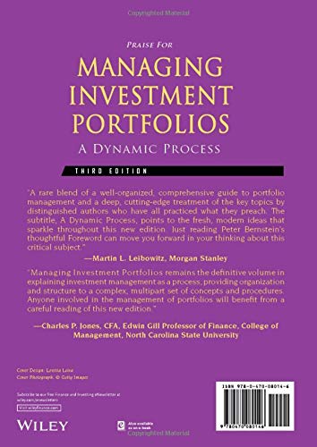 Managing Investment Portfolios: A Dynamic Process by Maginn,