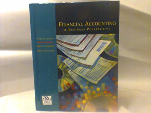 Financial Accounting: A Business Perspective