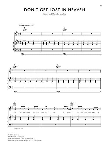 Gorillaz -- Demon Days: Piano/Vocal/Chords (Faber Edition)