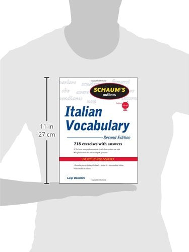 Schaum's Outline of Italian Vocabulary, Second Edition (Schaum's Outlines)