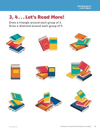 Scholastic Success with Numbers & Concepts Workbook (Scholastic Success; Grades Prek-k)