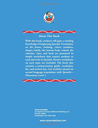 Spanish, Grade 1 (Learn-A-Language)