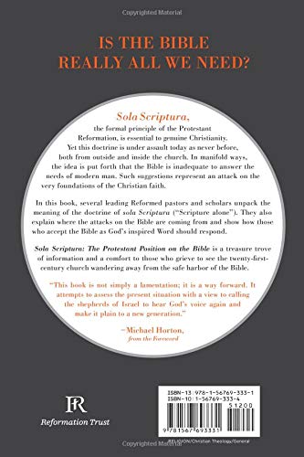 Sola Scriptura: The Protestant Position on the Bible