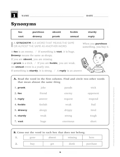 240 Vocabulary Words Kids Need to Know: Grade 3: 24 Ready-to