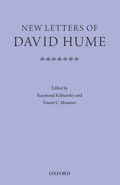 New Letters of David Hume