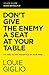Don't Give the Enemy a Seat at Your Table Study Guide
