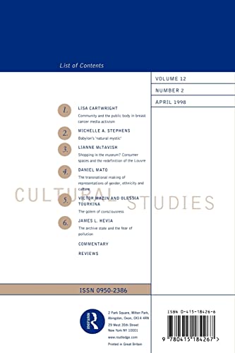 Cultural Studies: Volume 12, Issue 2