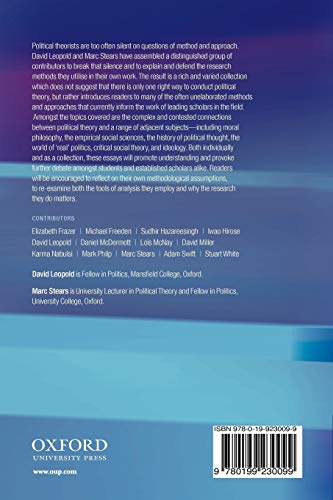 Political Theory: Methods and Approaches