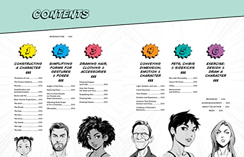 Design Your Own Anime and Manga Characters: Step-by-Step Lessons for Creating and Drawing Unique Characters - Learn Anatomy, Poses, Expressions, Costumes, and More
