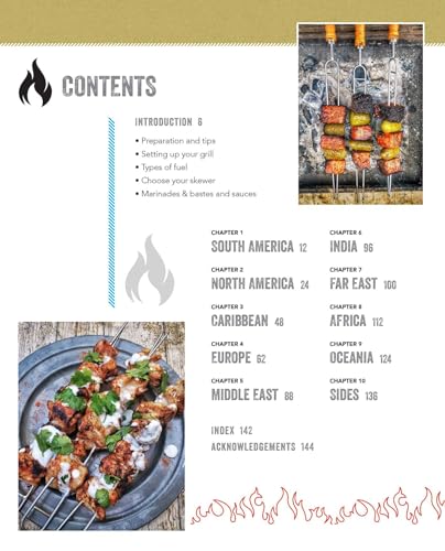 Skewered: Recipes for Fire Food on Sticks from Around the World