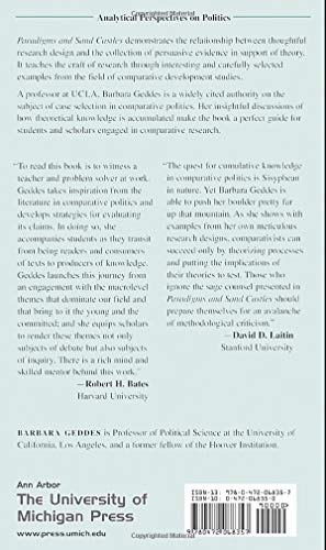 Paradigms and Sand Castles: Theory Building and Research Design in Comparative Politics (Analytical Perspectives On Politics)