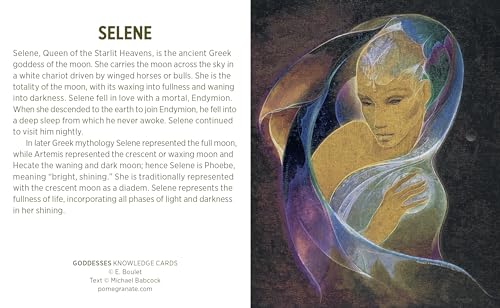Goddesses Knowledge Cards : Paintings by Susan Seddon Boulet — back cover